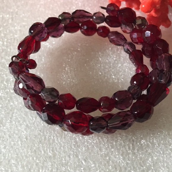 Vintage faced glass bracelet or chocker - Picture 3 of 3